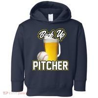 Back Up Pitcher Toddler Hoodie thumb 0
