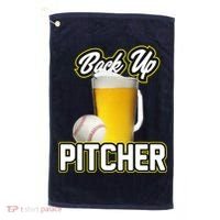 Back Up Pitcher Golf Towel thumb 0