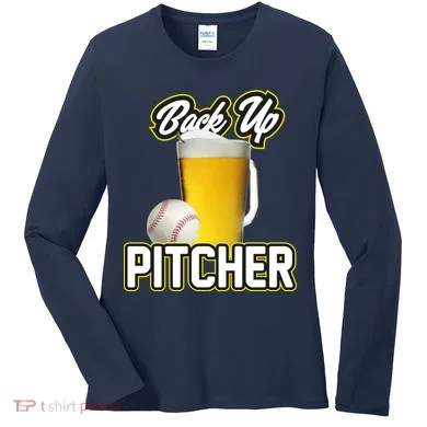 Back Up Pitcher Women's Long Sleeve Shirt