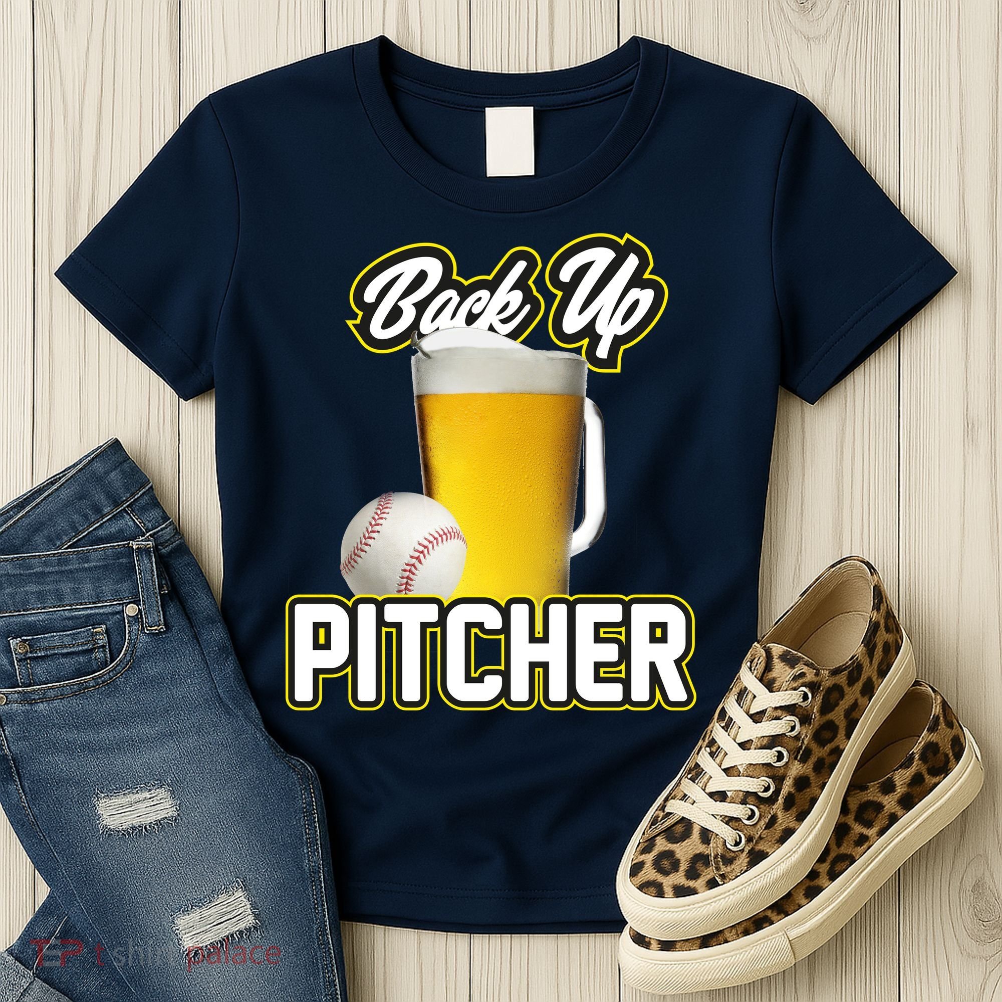 Back Up Pitcher Women's T-Shirt