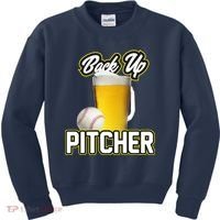 Back Up Pitcher Kids Sweatshirt thumb 0