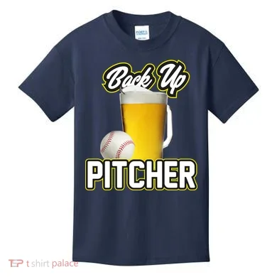 Back Up Pitcher Kids T-Shirt