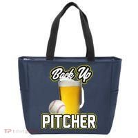 Back Up Pitcher Tote Bag thumb 0