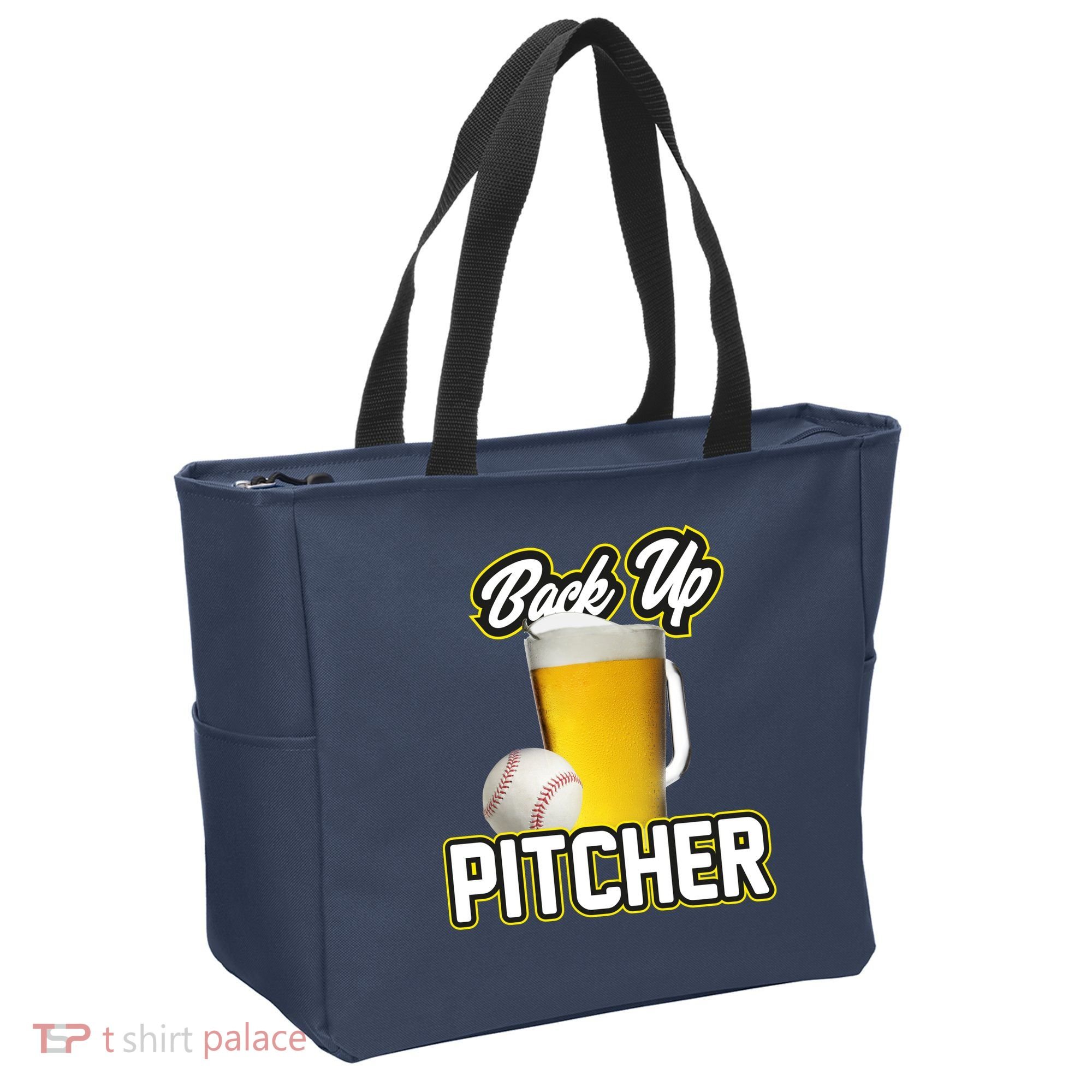 Back Up Pitcher Tote Bag
