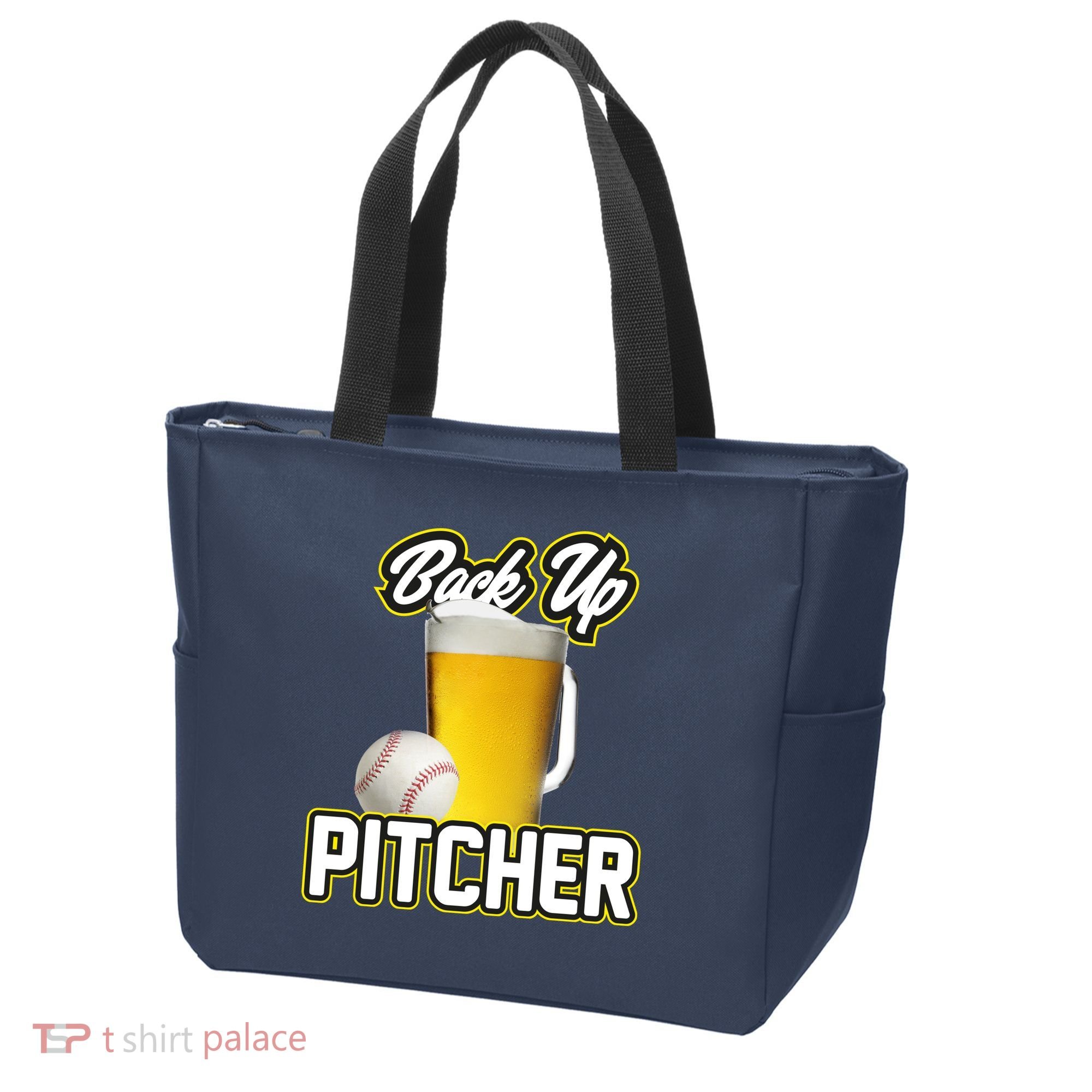 Back Up Pitcher Tote Bag