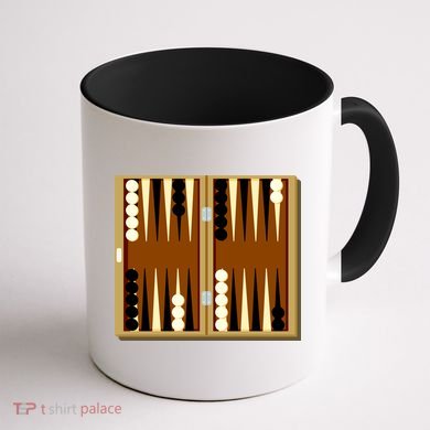 Backgammon Coffee Mug back
