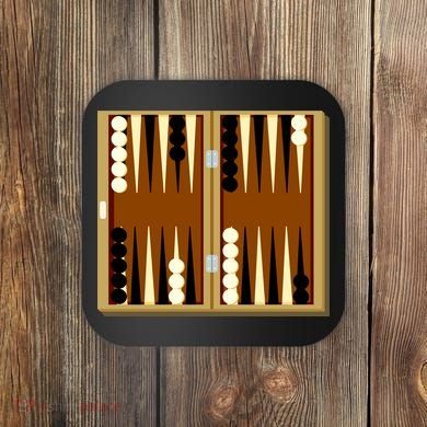 Backgammon Coaster
