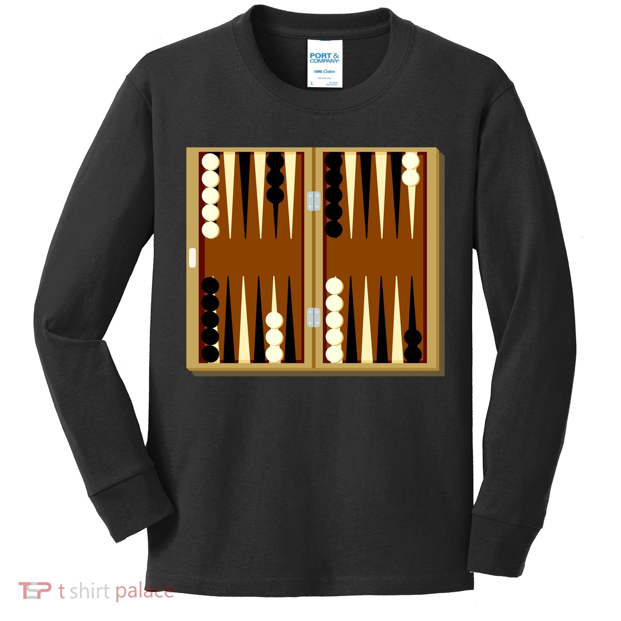 Backgammon Kids Long Sleeve Shirt