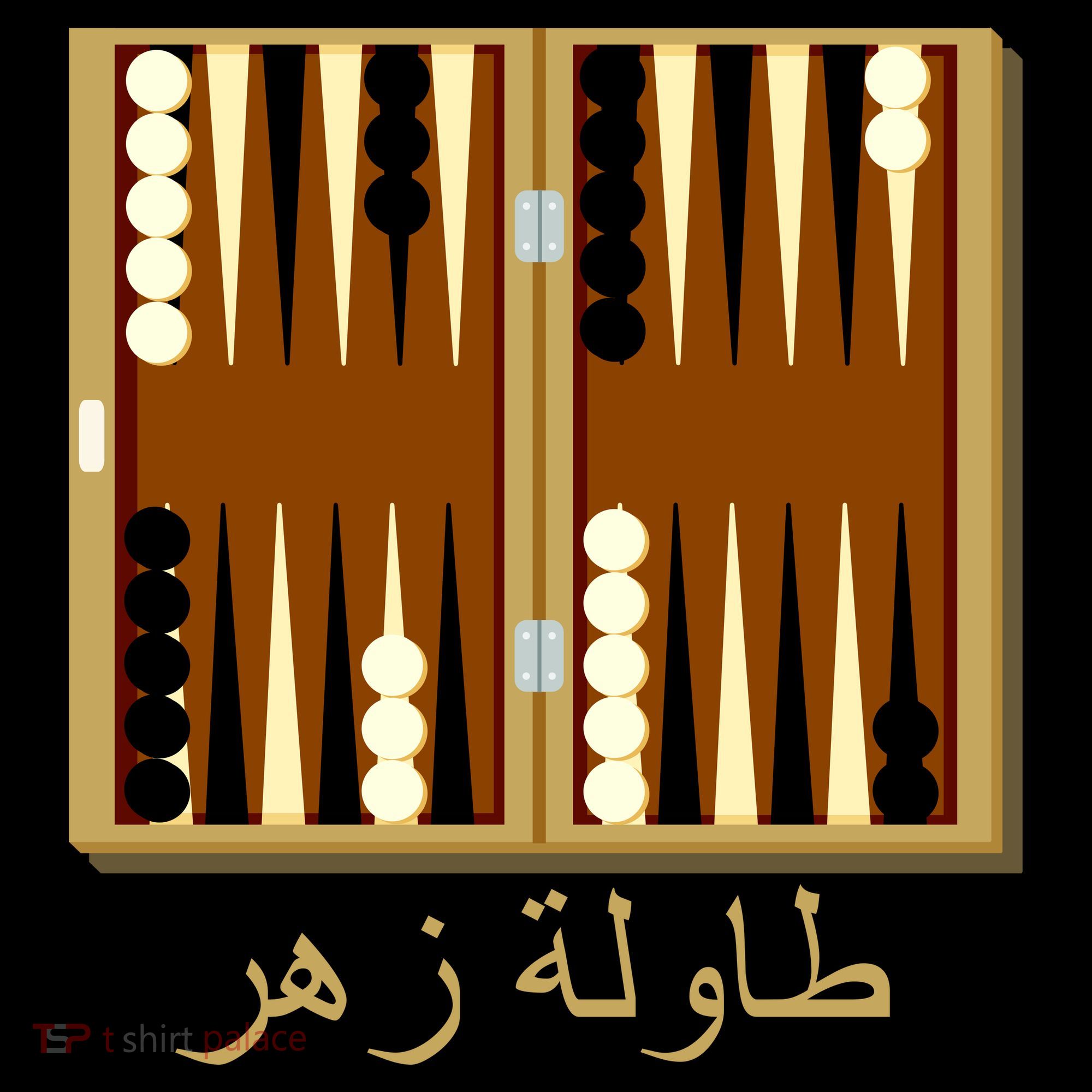 Backgammon Board In Arabic Coffee Mug
