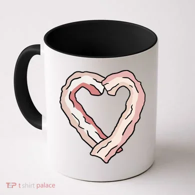 Bacon Heart Coffee Mug
