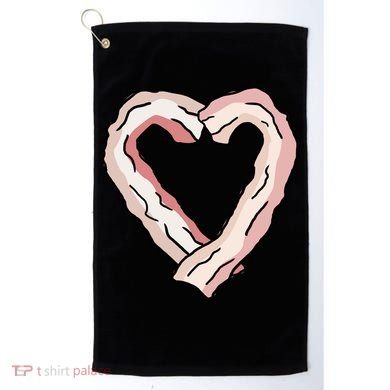 Bacon Heart Golf Towel