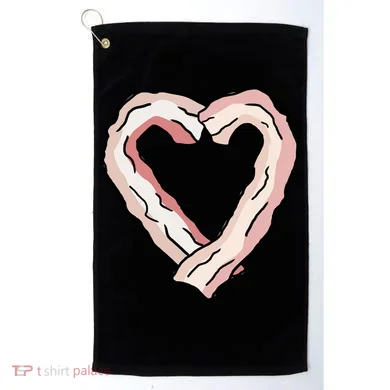 Bacon Heart Golf Towel