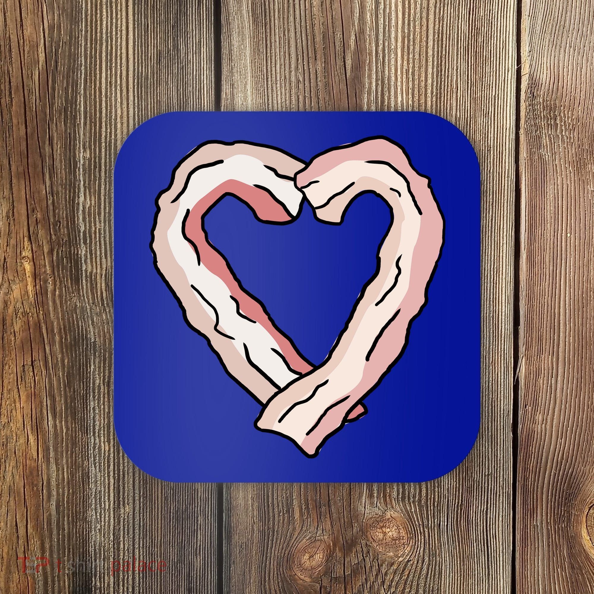 Bacon Heart Coaster