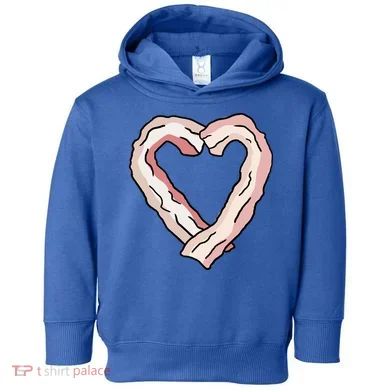 Bacon Heart Toddler Hoodie