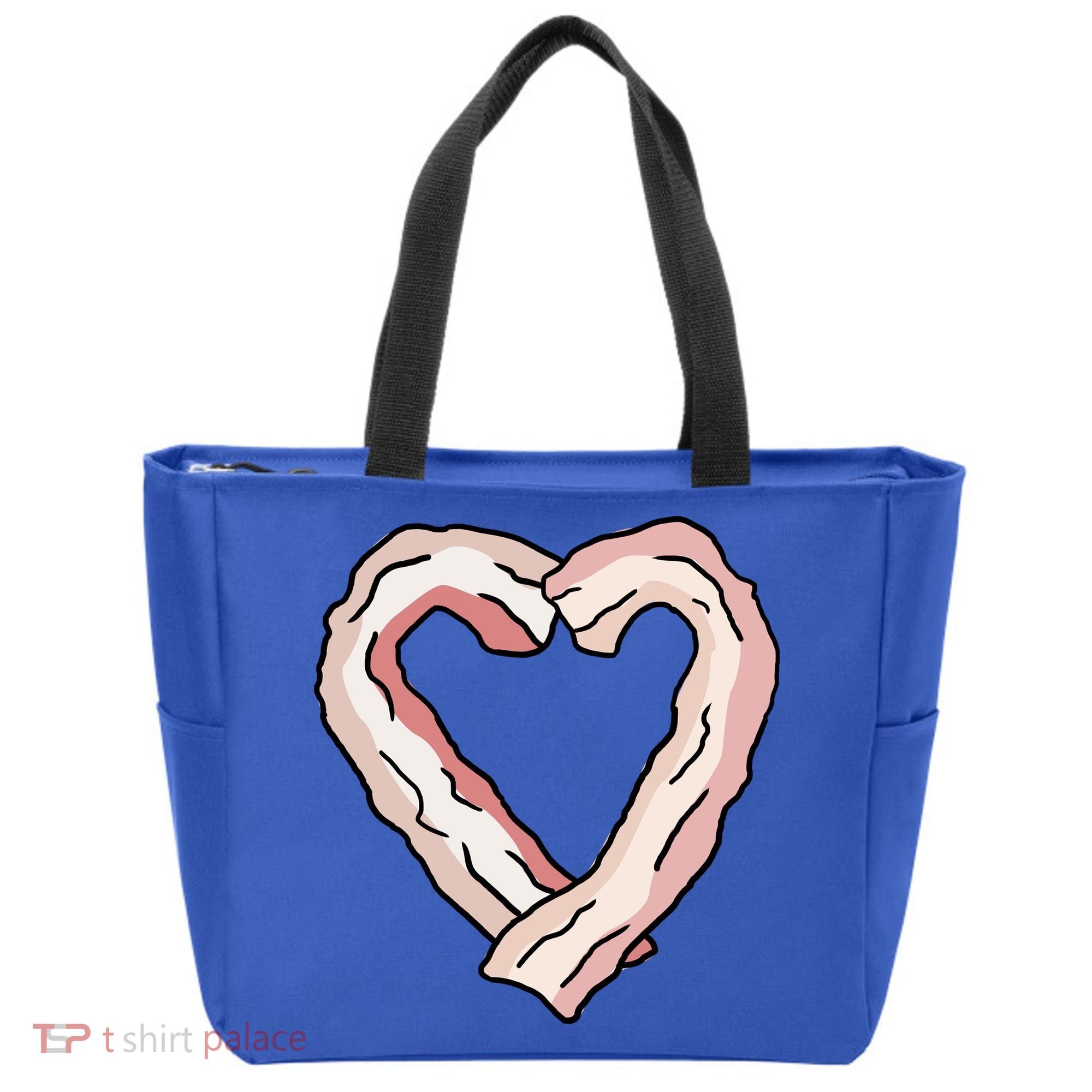 Bacon Heart Tote Bag