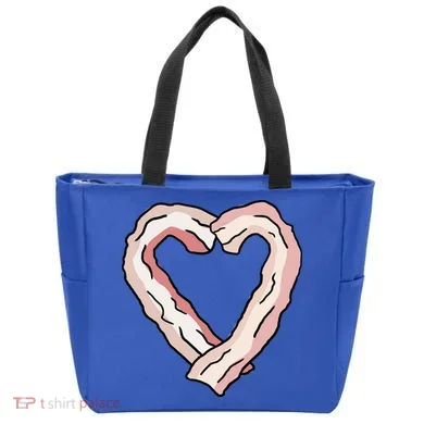 Bacon Heart Tote Bag