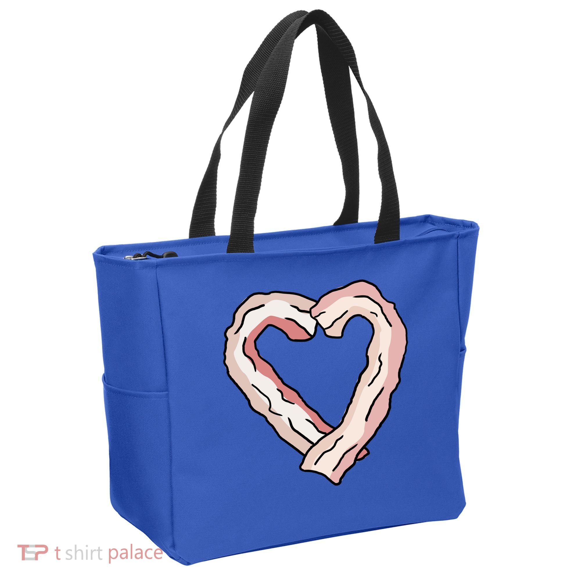 Bacon Heart Tote Bag