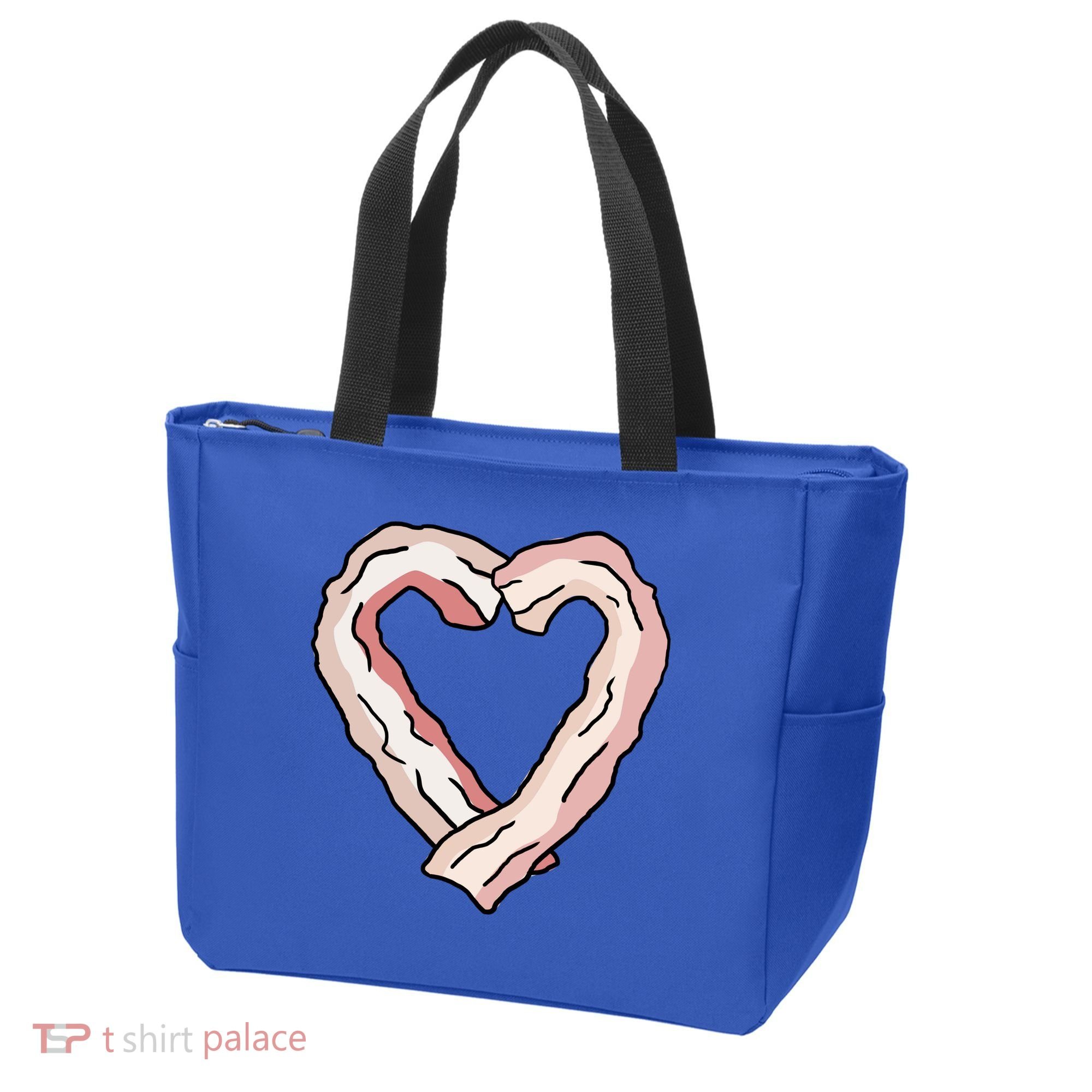 Bacon Heart Tote Bag
