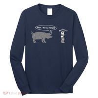 Bacon, I Am Your Father! No! Funny Pig Bacon Lover Long Sleeve Shirt thumb 0