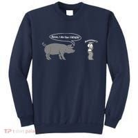 Bacon, I Am Your Father! No! Funny Pig Bacon Lover Sweatshirt thumb 0