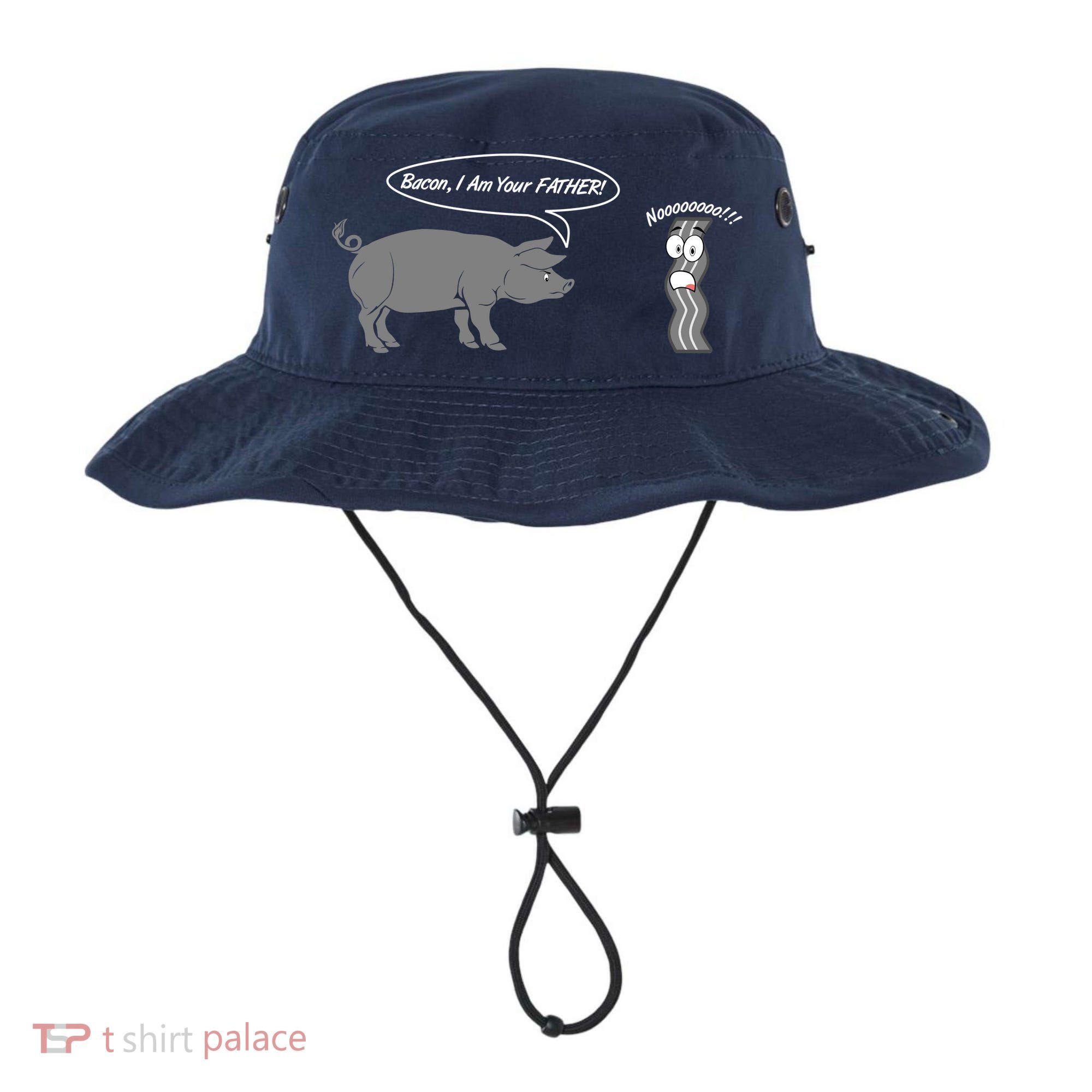 Bacon, I Am Your Father! No! Funny Pig Bacon Lover Bucket Hat