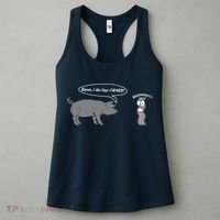 Bacon, I Am Your Father! No! Funny Pig Bacon Lover Women's Tank Top thumb 3
