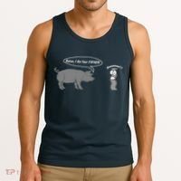 Bacon, I Am Your Father! No! Funny Pig Bacon Lover Tank Top thumb 3