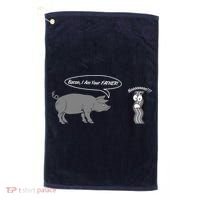 Bacon, I Am Your Father! No! Funny Pig Bacon Lover Golf Towel thumb 0