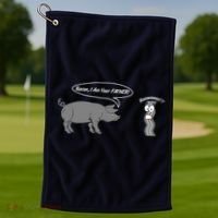 Bacon, I Am Your Father! No! Funny Pig Bacon Lover Golf Towel thumb 1