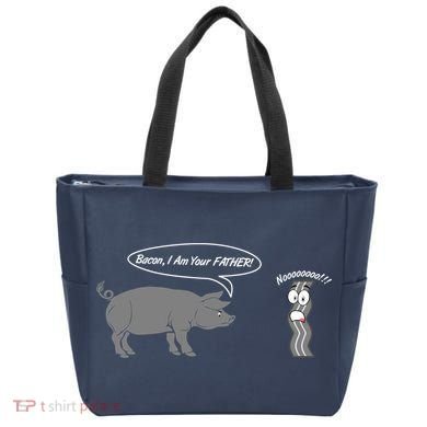 Bacon, I Am Your Father! No! Funny Pig Bacon Lover Tote Bag