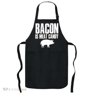 Bacon Is Meat Candy Apron