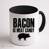 Bacon Is Meat Candy Coffee Mug thumb 1