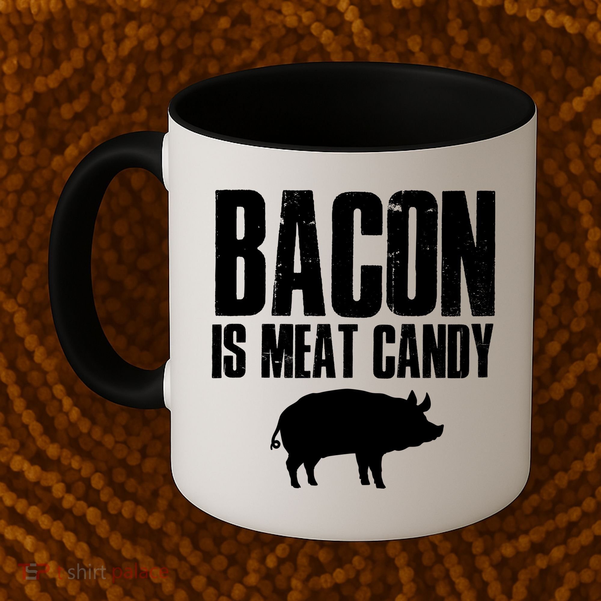 Bacon Is Meat Candy Coffee Mug
