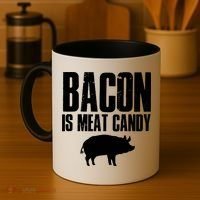 Bacon Is Meat Candy Coffee Mug thumb 4