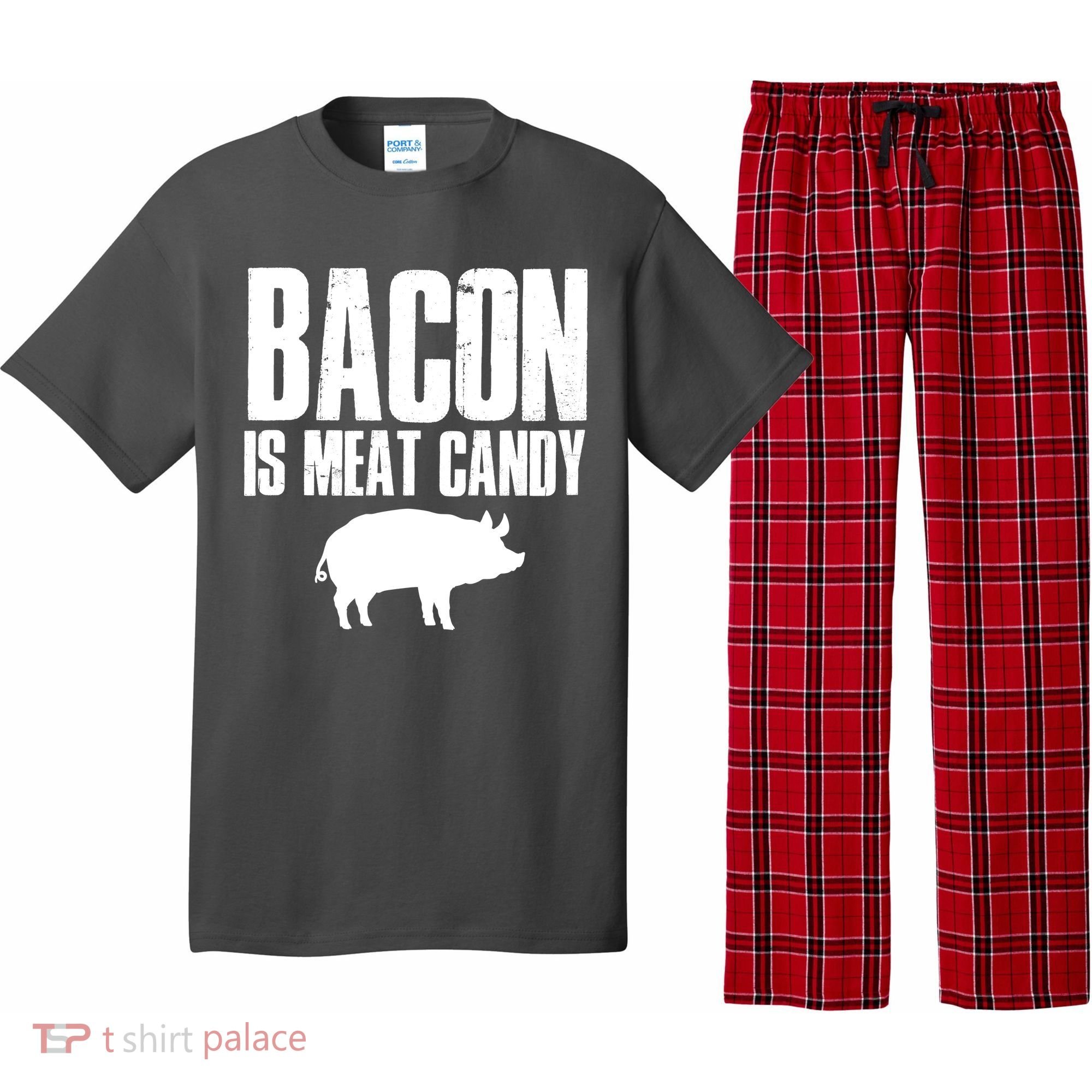 Bacon Is Meat Candy Pajama Set