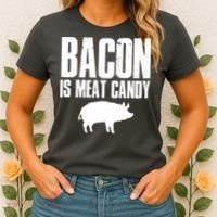 Bacon Is Meat Candy Women's T-Shirt thumb 2