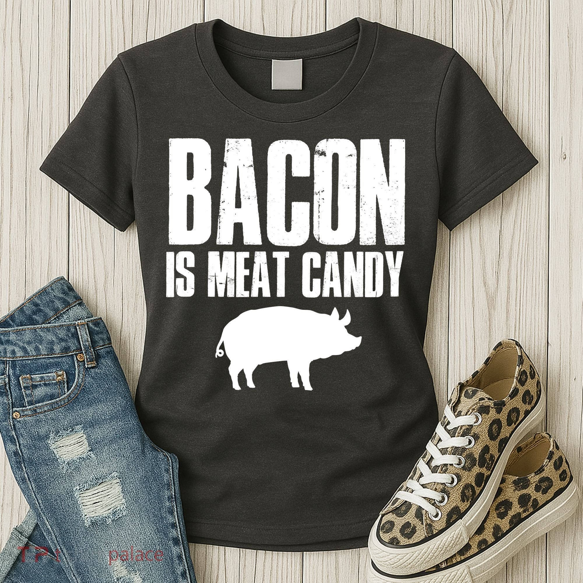 Bacon Is Meat Candy Women's T-Shirt