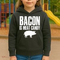 Bacon Is Meat Candy Kids Hoodie thumb 3
