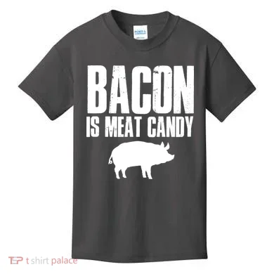 Bacon Is Meat Candy Kids T-Shirt