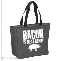 Bacon Is Meat Candy Tote Bag thumb 2