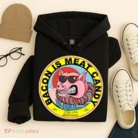 Bacon Is Meat Candy Pig Funny Hoodie thumb 4