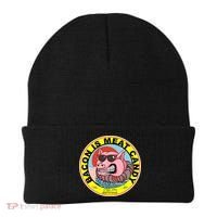 Bacon Is Meat Candy Pig Funny Beanie thumb 0