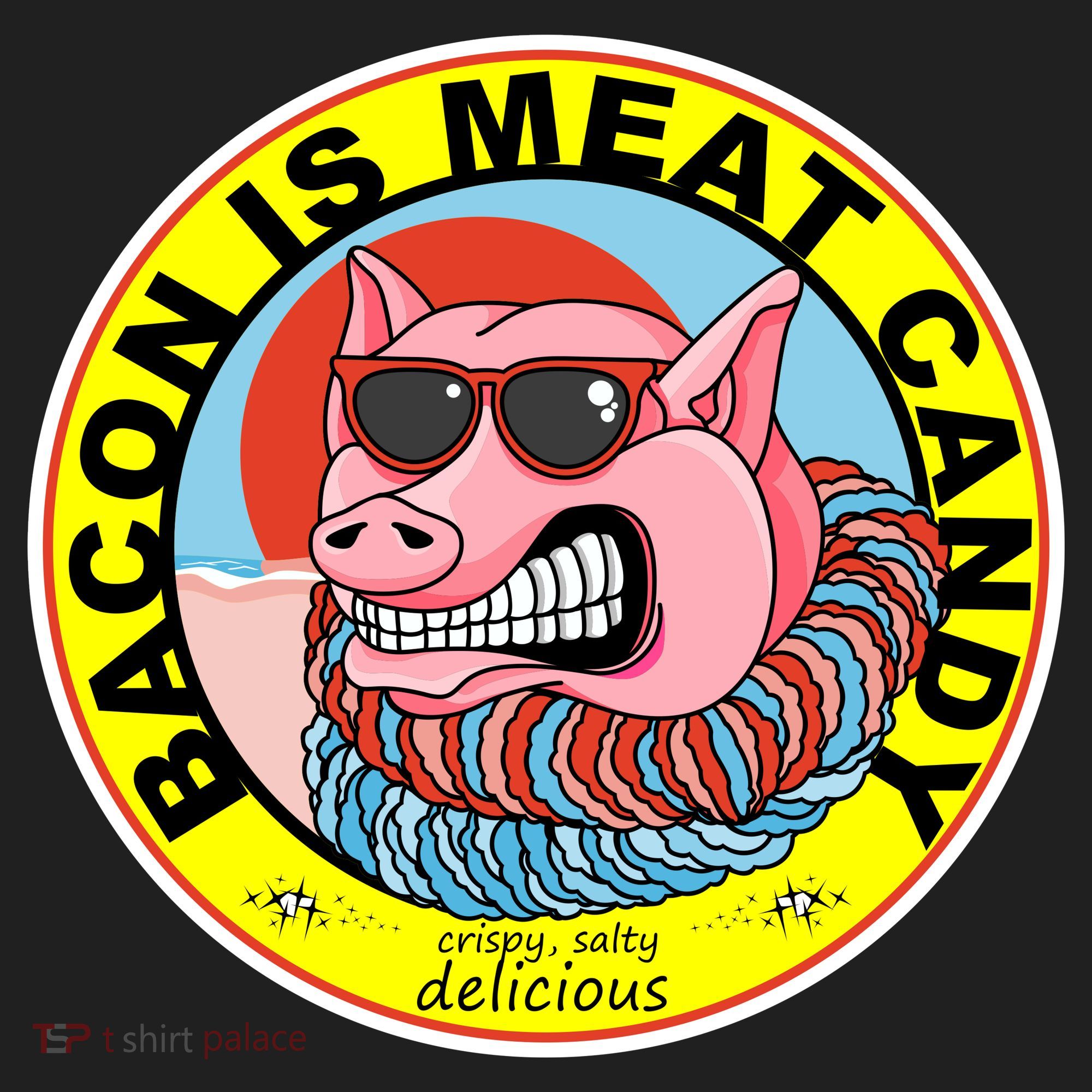 Bacon Is Meat Candy Pig Funny Beanie