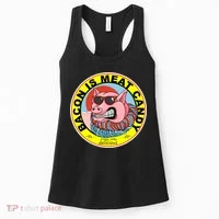 Bacon Is Meat Candy Pig Funny Women's Tank Top thumb 0