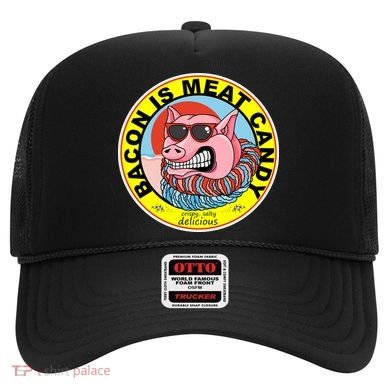 Bacon Is Meat Candy Pig Funny Hat
