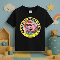 Bacon Is Meat Candy Pig Funny Toddler T-Shirt thumb 3