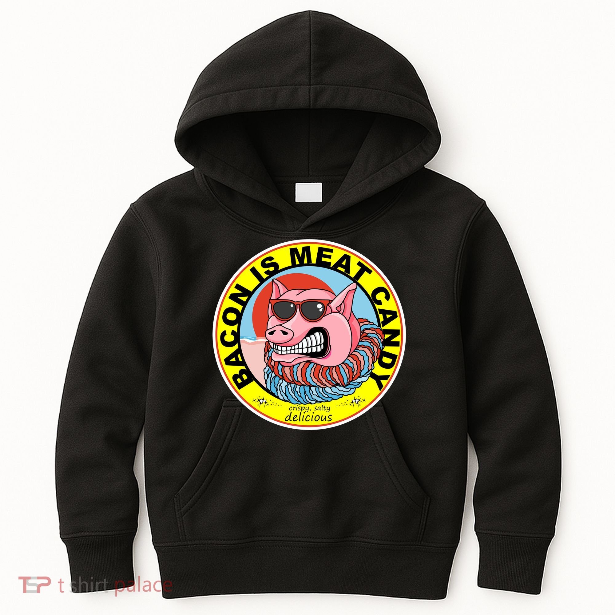 Bacon Is Meat Candy Pig Funny Kids Hoodie