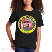 Bacon Is Meat Candy Pig Funny Kids T-Shirt thumb 2