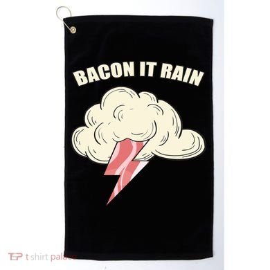 Bacon It Rain Golf Towel
