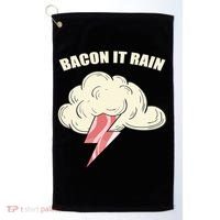Bacon It Rain Golf Towel thumb 0